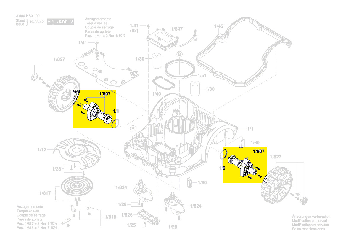 Bosch Radantriebsmotor F 016 104 901 für Indego