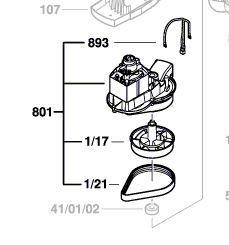 Bosch Elektromotor Nr. F 016 103 595