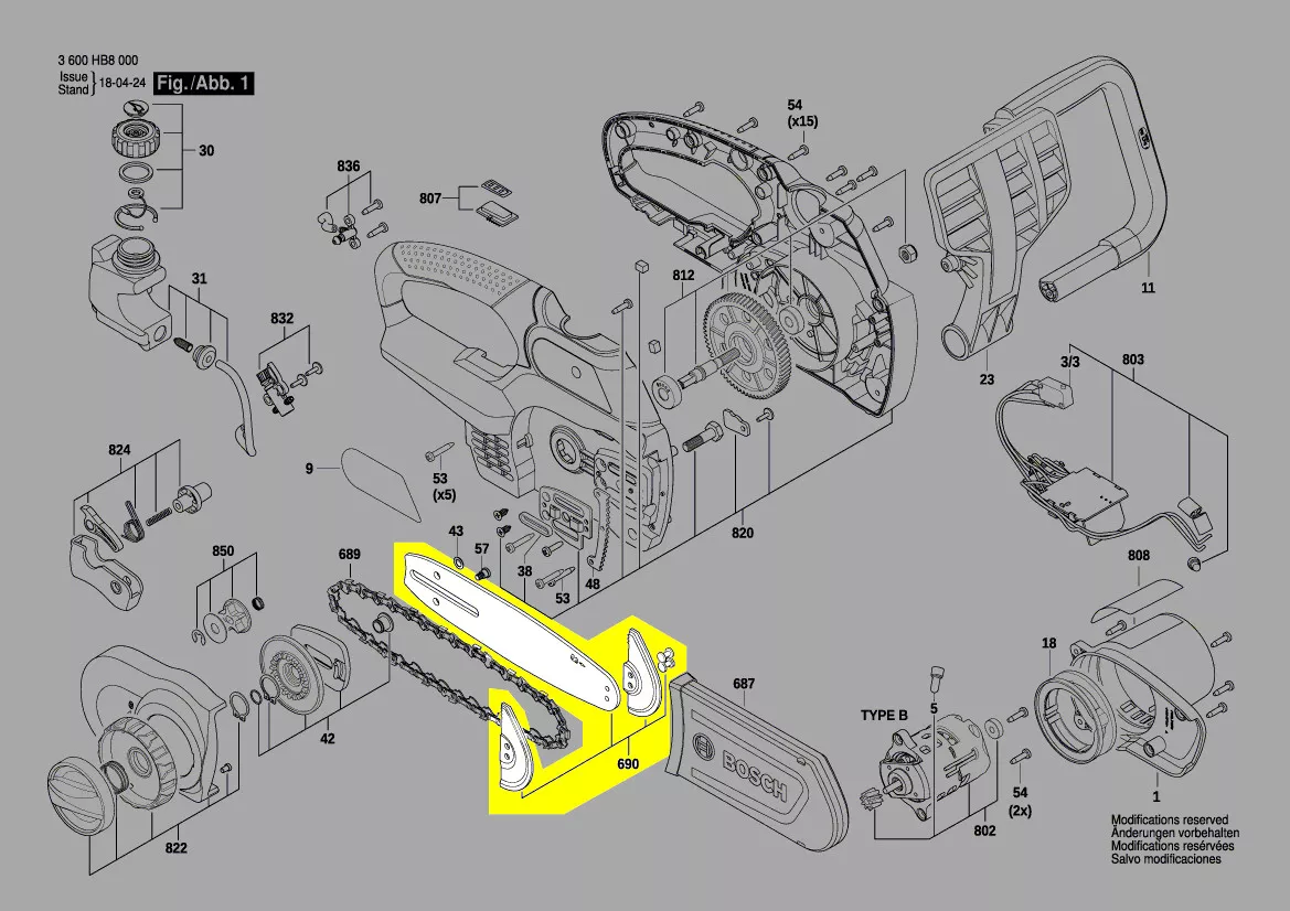 Bosch Ersatzschwert F016F05787