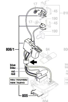 Bosch Ein/Aus-Schalter 1617000889