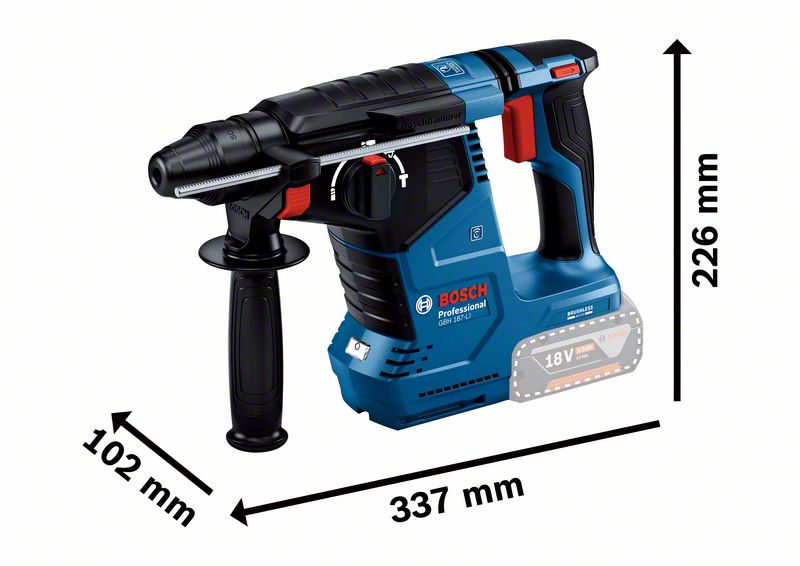 Bosch Akku-Bohrhammer GBH 18V-24 C Professional