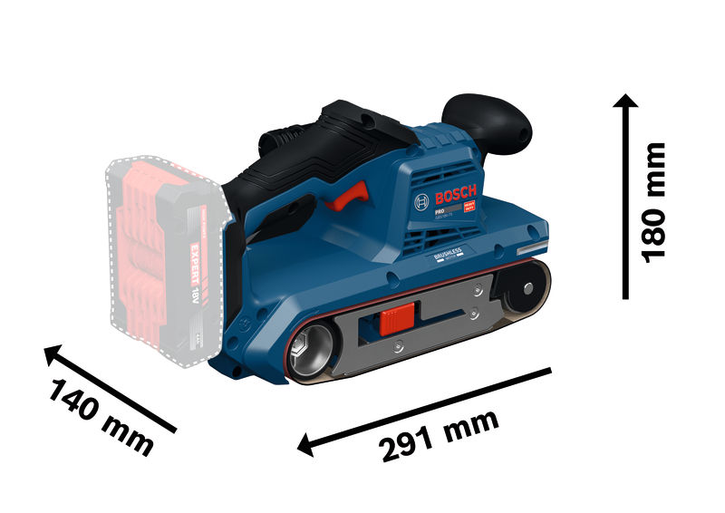 Bosch Akku Bandschleifer GBS18V-75