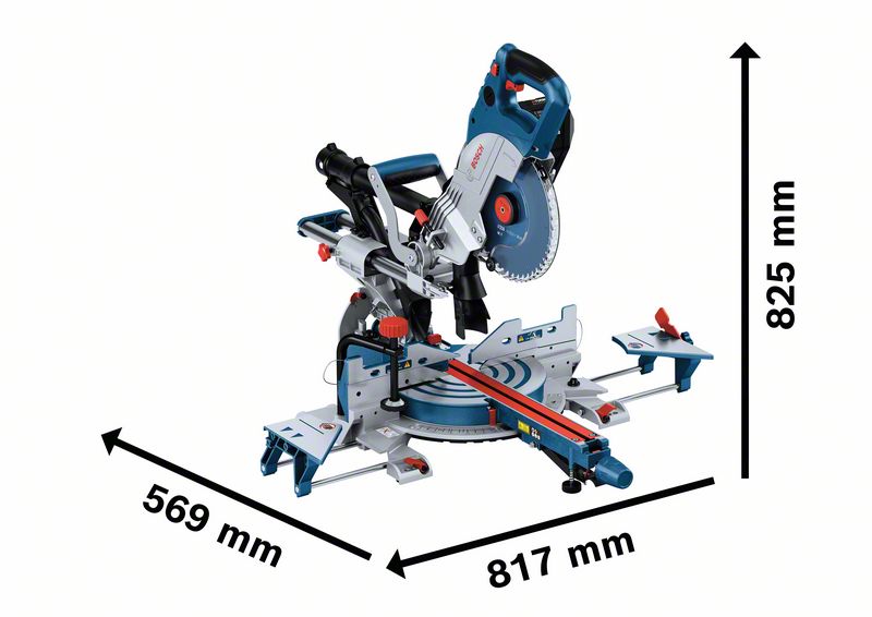 Bosch Akku Kapp- und Gehrungssäge GCM 18V-216 DC Solo