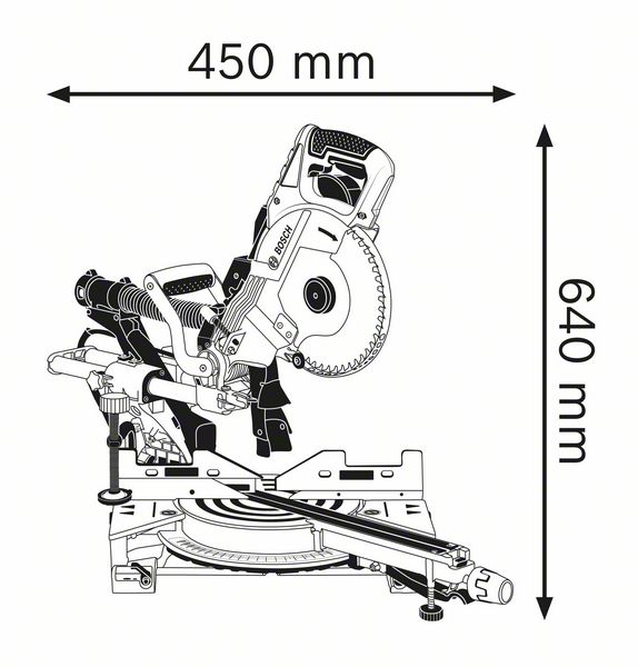 Bosch Kapp- und Gehrungssäge GCM 8 SDE Professional