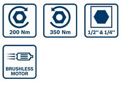 Bosch Akku Drehschlagschrauber GDX 18V-200 Solo