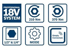 Bosch Akku Drehschlagschrauber GDX 18V-210 C Solo