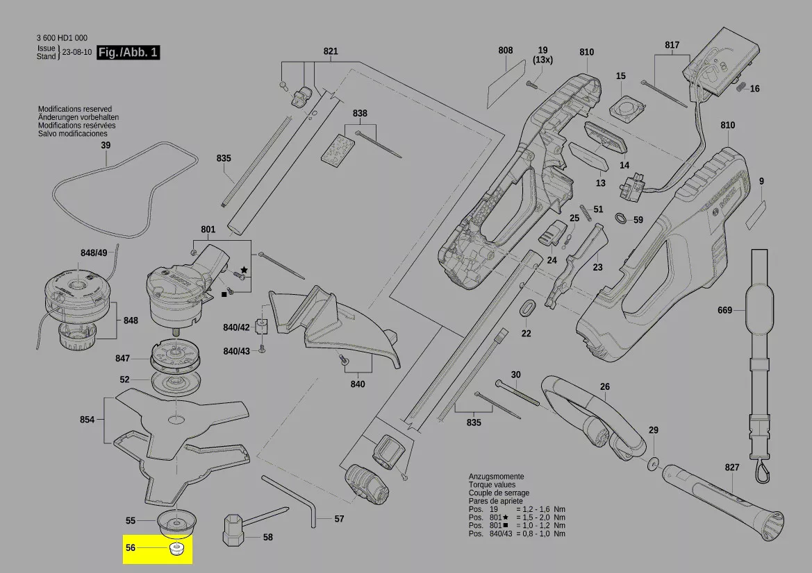 Bosch Klemmutter F016F05863