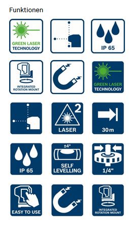 Bosch 3-Punkt-Laser GPL 3 G Professional