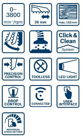 Bosch Akku-Stichsäge GST 18V-155 BC Professional