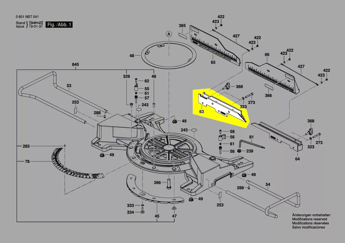 Bosch Gehrungslineal 1609B06226