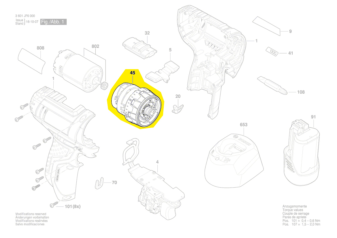 Bosch Getriebekasten Nr. 1 600 A00 9AN