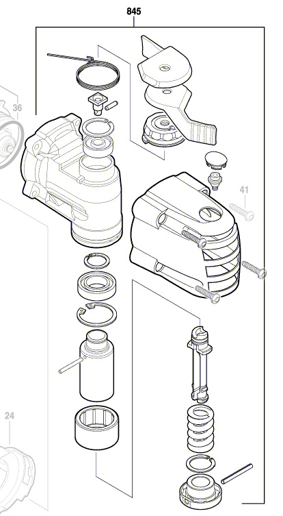 Bosch Getriebekopf Nr. 2605806872 für Multicutter