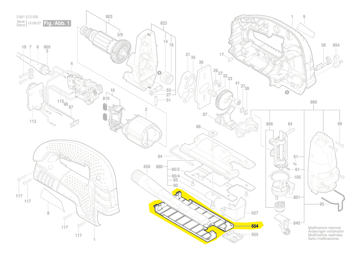 Bosch Gleitschuh 2601099183