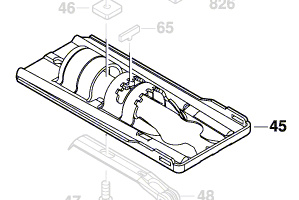 Bosch Sägeschuh / Fußplatte 2609003347