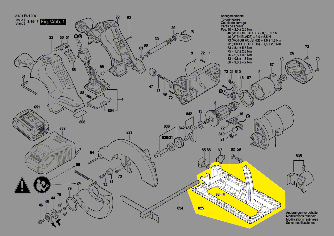 Bosch Grundplatte 2 610 957 994