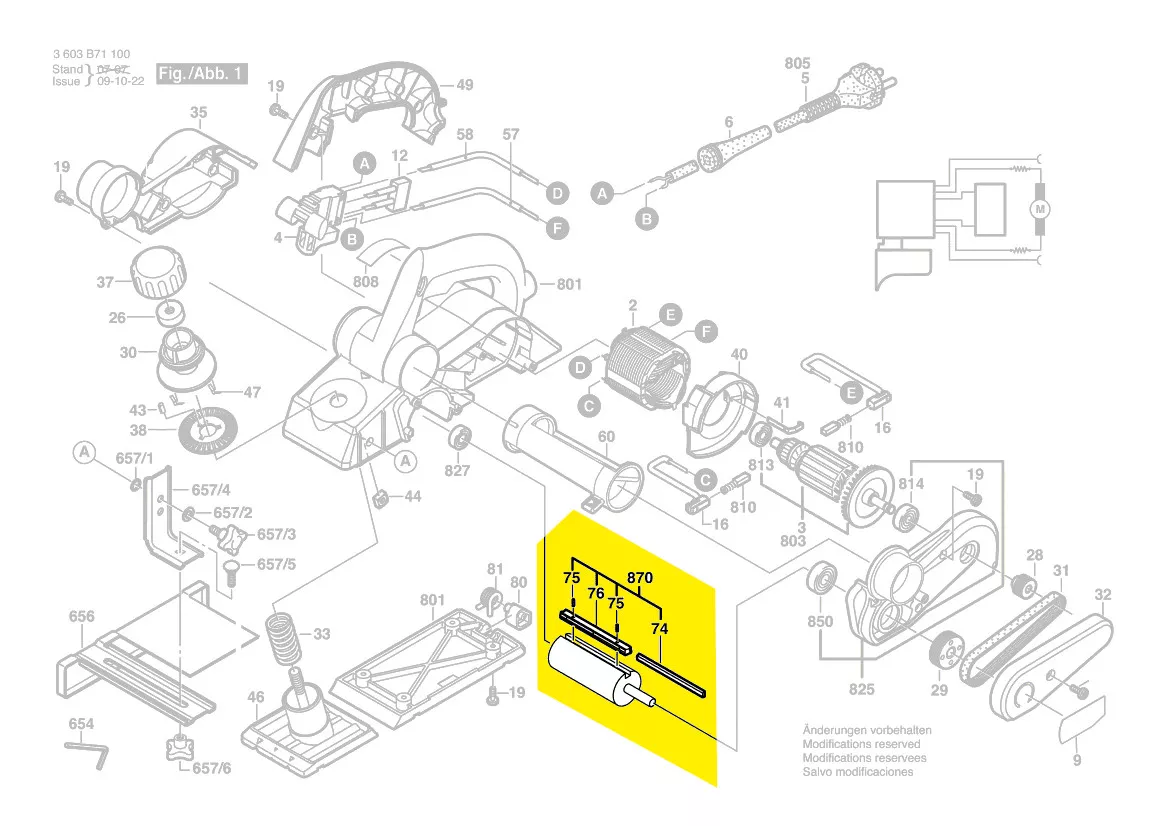 Bosch Hobelkopf 2609110193