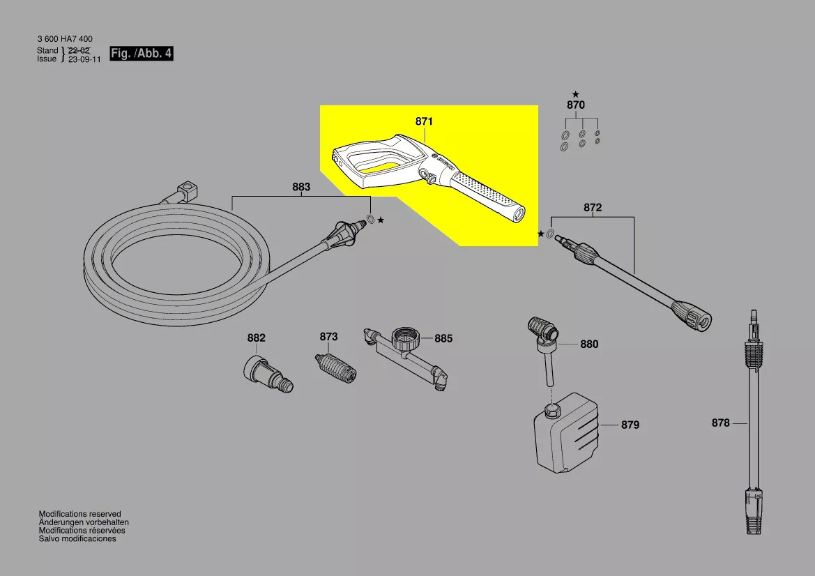 Bosch Auslöser F016F05512