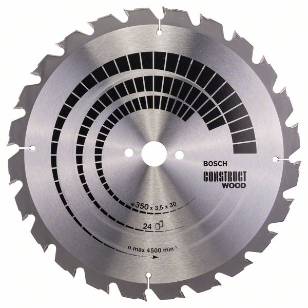 Bosch Tischkreissägeblatt Construct Wood (nagelfest) 350 x 30 mm