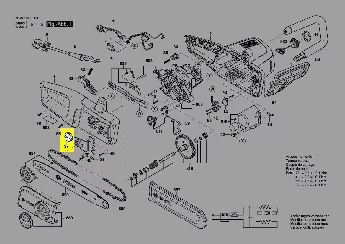 Bosch Kettenrad 1600A015D2