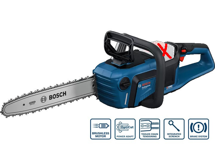 Bosch Akku Kettensäge GKE 18V-40 Professional