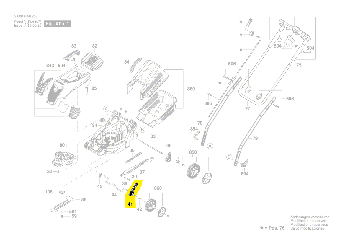 Bosch Klemmhebel F 016 F04 719