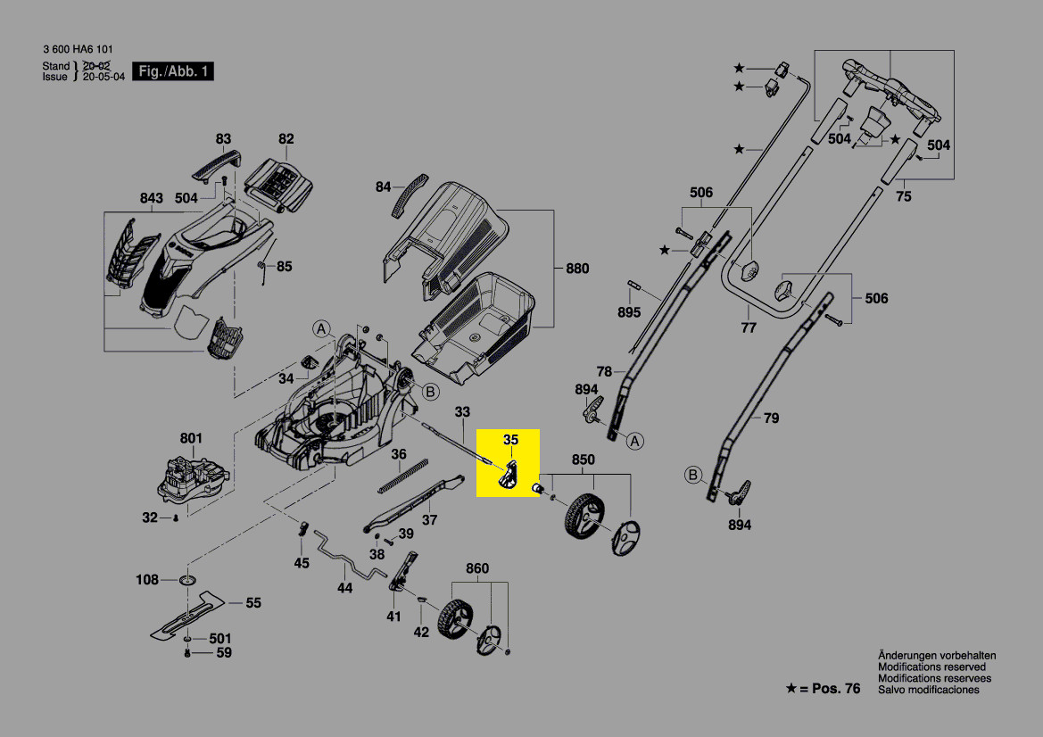 Bosch Klemmhebel F 016 F04 711