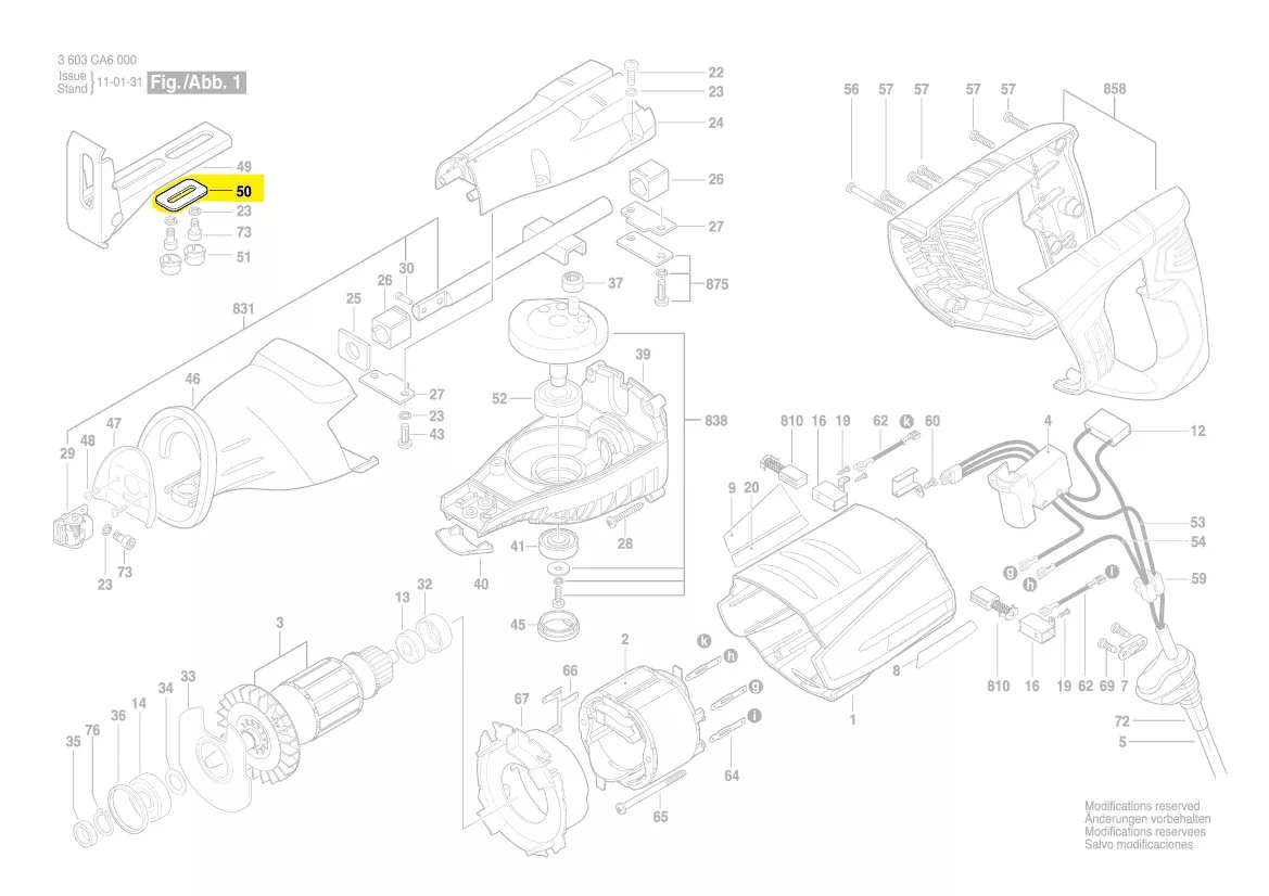 Bosch Klemmschelle 1619P04828