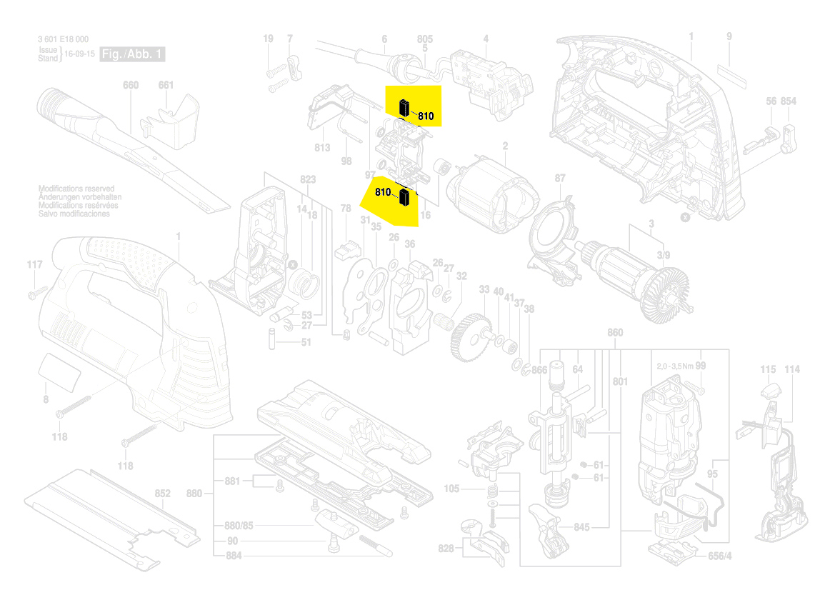 Bosch Kohlebürstensatz 2 604 320 918
