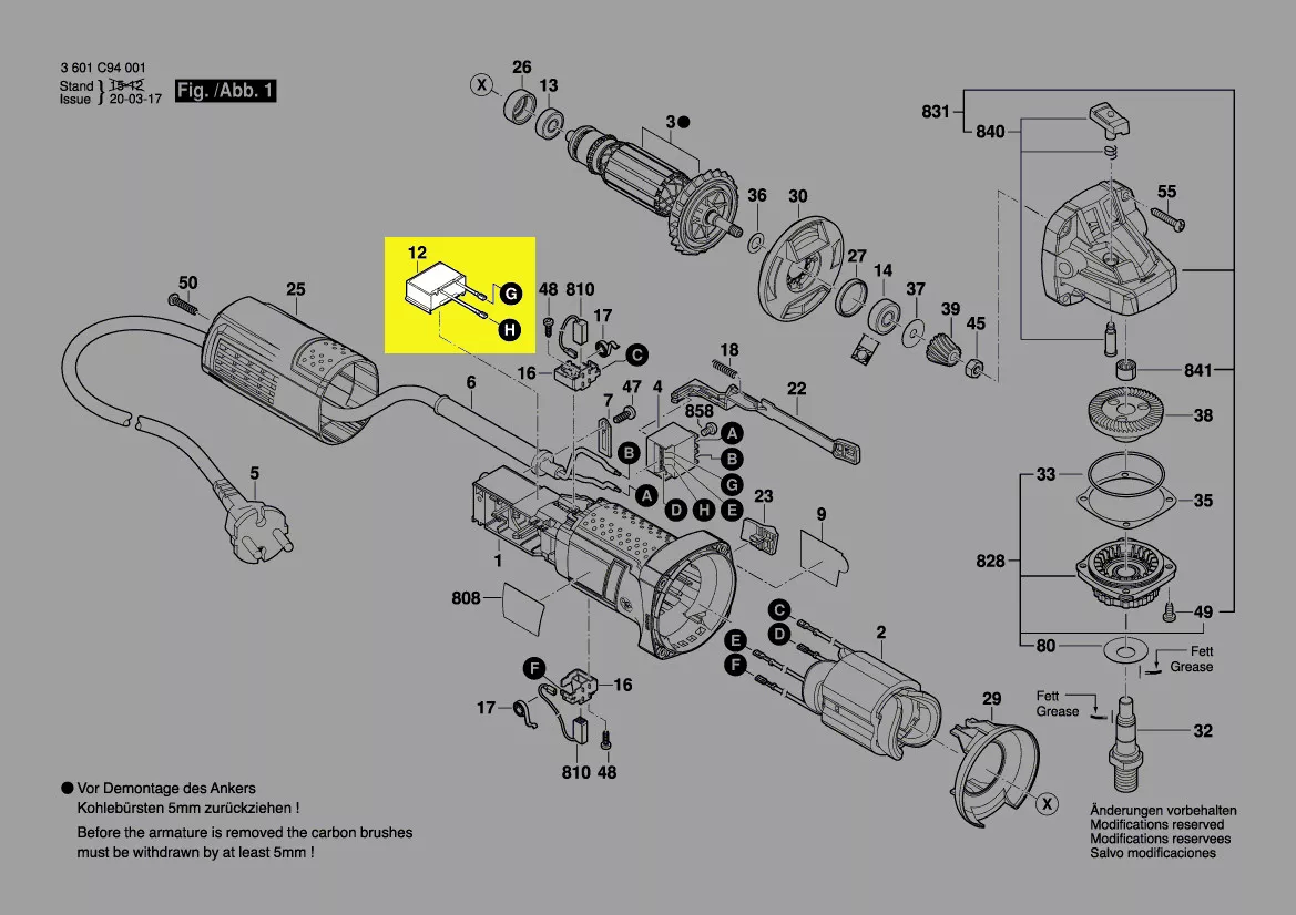Bosch Kondensator 1619P15041