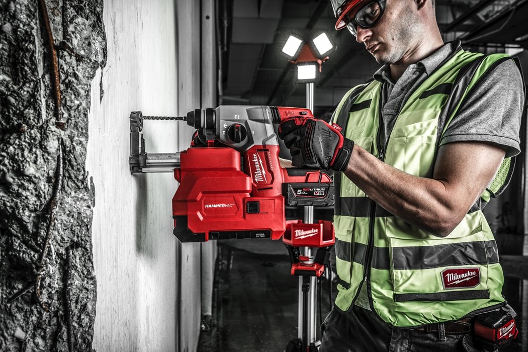26) Milwaukee Akku Bohrhammer M18 BLH-0