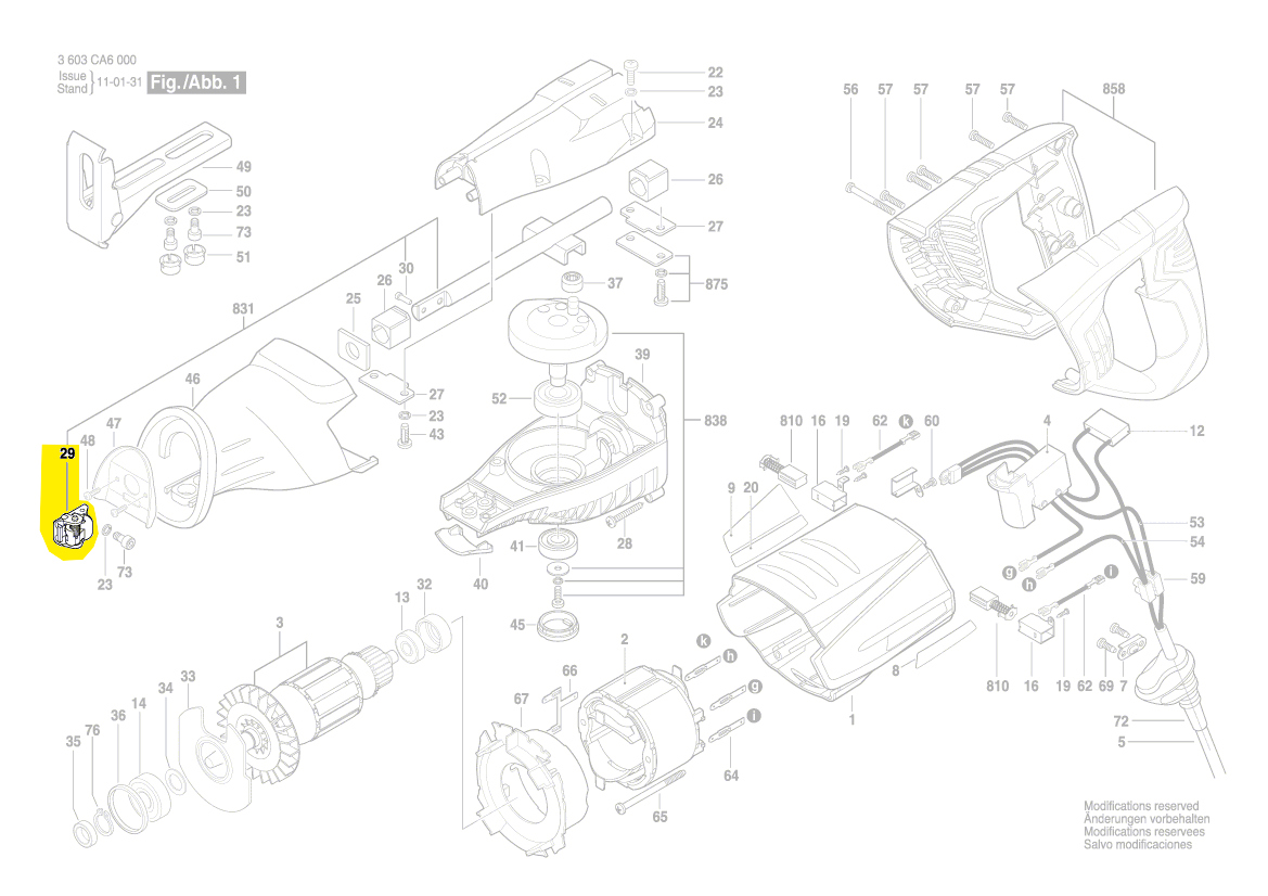 Bosch Sägeblatthalter 1619PA4168