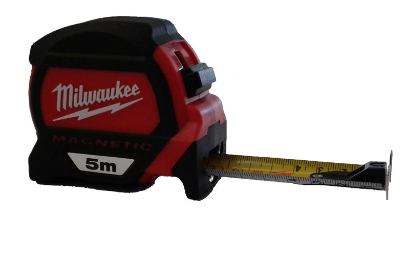 Milwaukee Premium Bandmaß 5 Meter mit Magnet