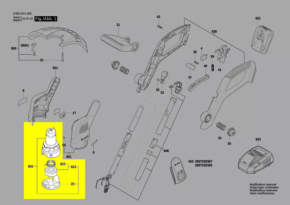 Bosch Motorbaugruppe F016F05334