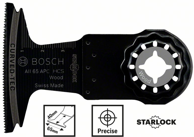 Bosch Starlock BIM Tauchsägeblatt AII 65 APC