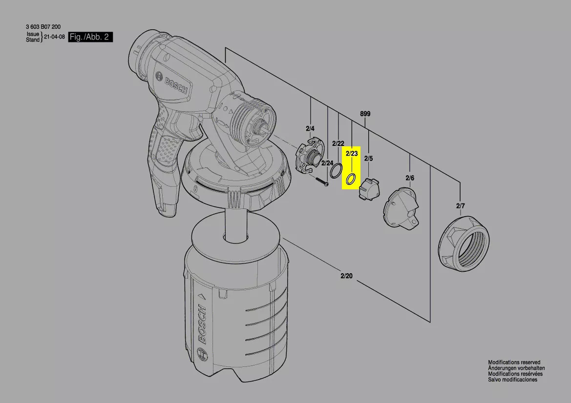 Bosch O-Ring 2600210004