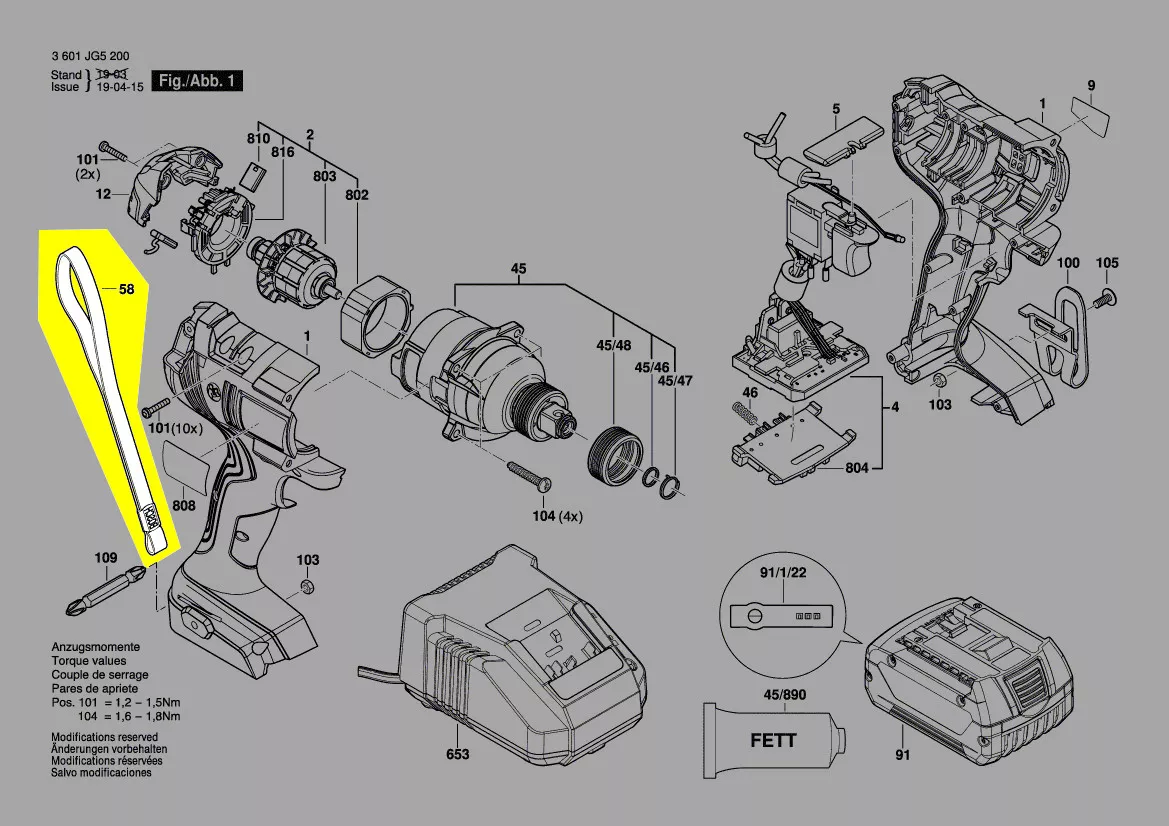 Bosch Pedalriemen 2609100301
