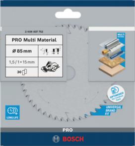 Bosch Kreissägeblatt Standard for Multimaterial Ø 85 mm x 15 mm