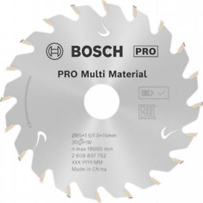 Bosch Kreissägeblatt Standard for Multimaterial Ø 85 mm x 15 mm