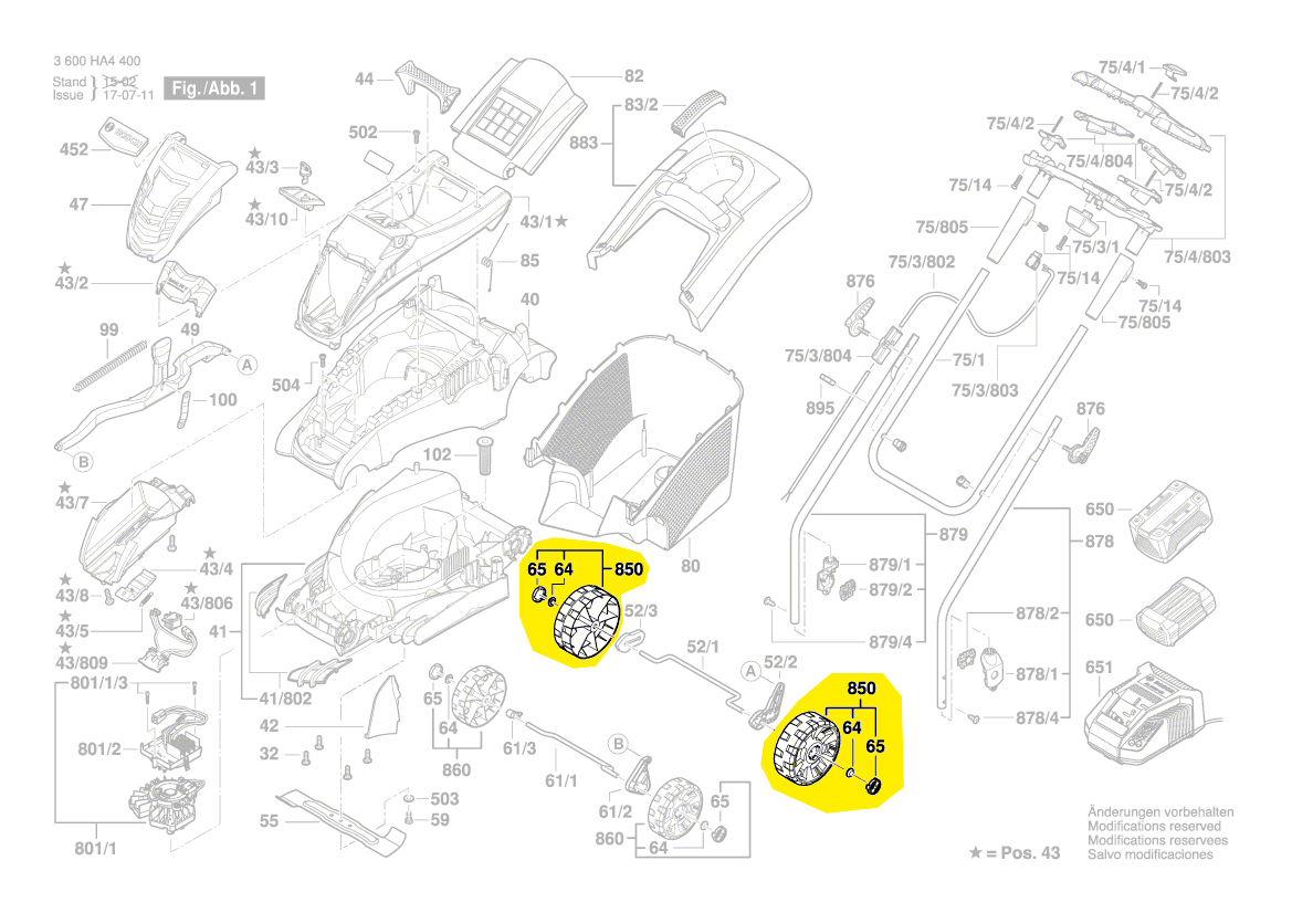 Bosch Ersatzrad Nr. F 016 104 422