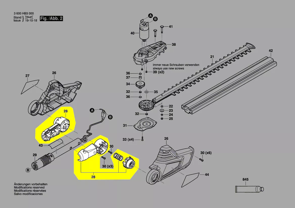 Bosch Rotator Hedge Pol 18 F016F05240