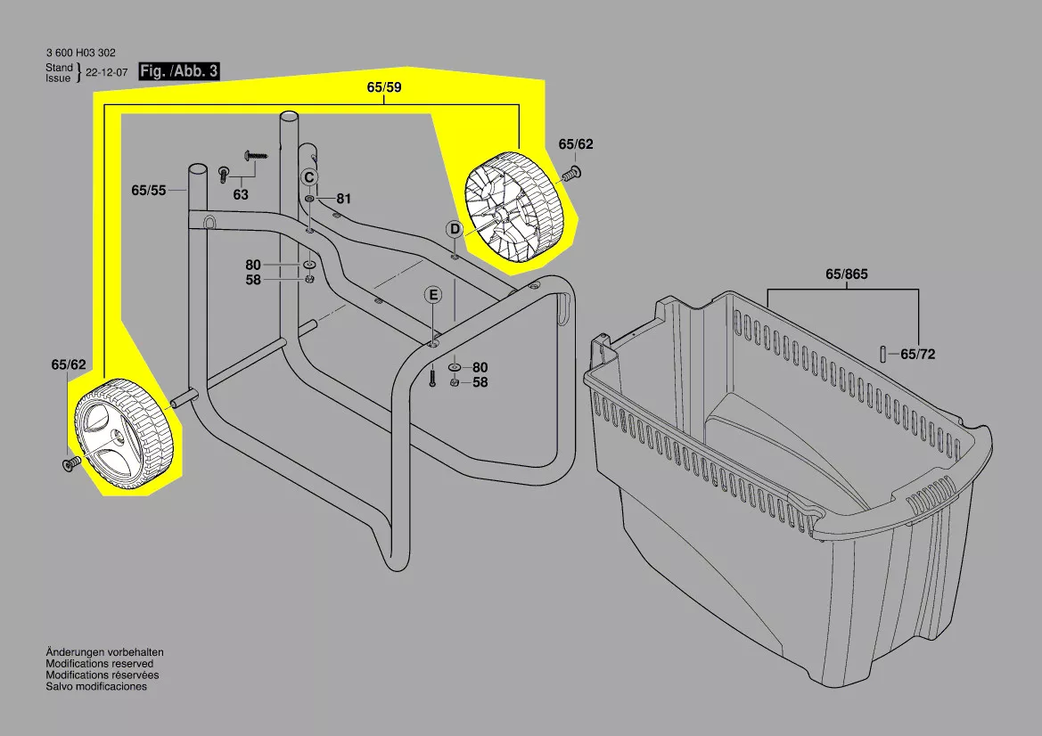 Bosch Ersatzräder 1600A02EP3
