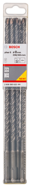 Bosch SDS-plus-5 Hammerbohrer8,0 x 265/200 mm