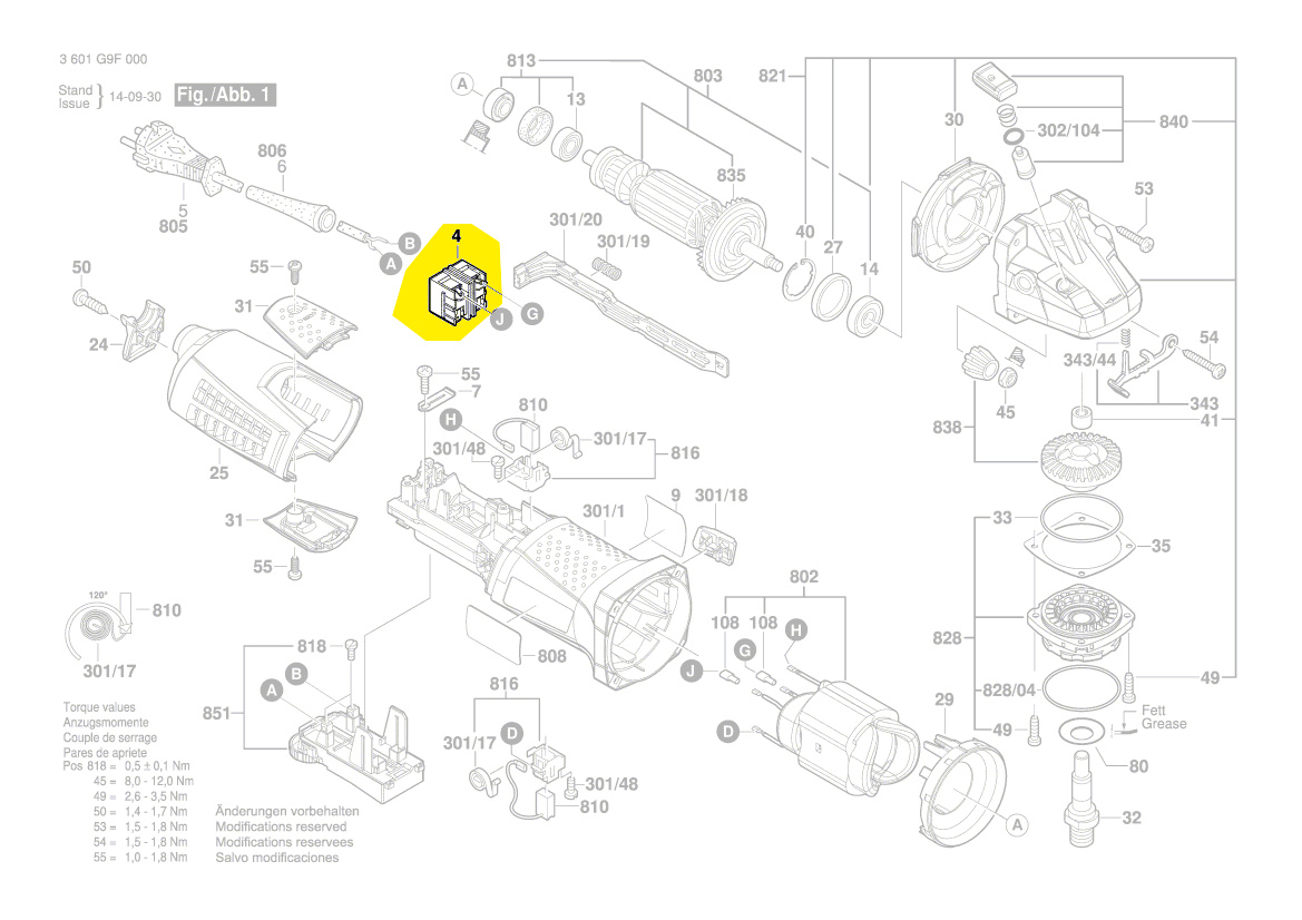 Bosch Schalter 1 607 200 256