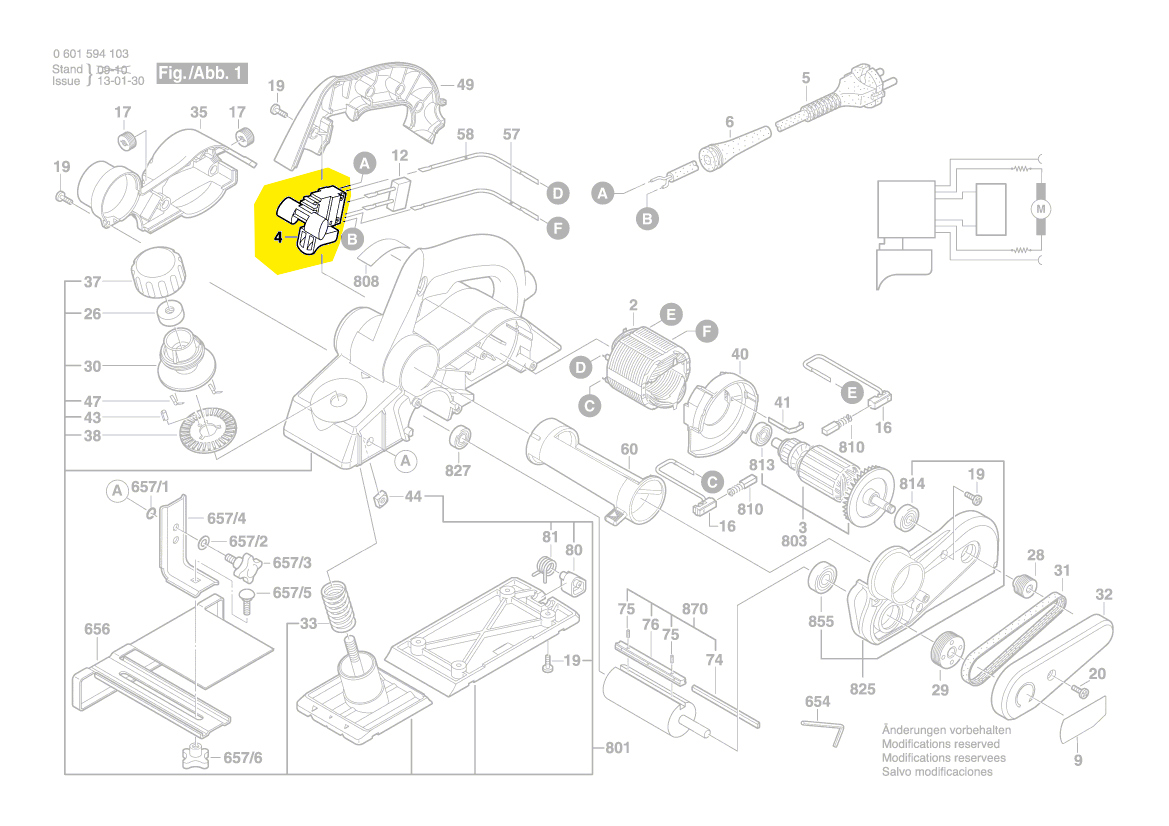 Bosch Schalter 1 607 200 158