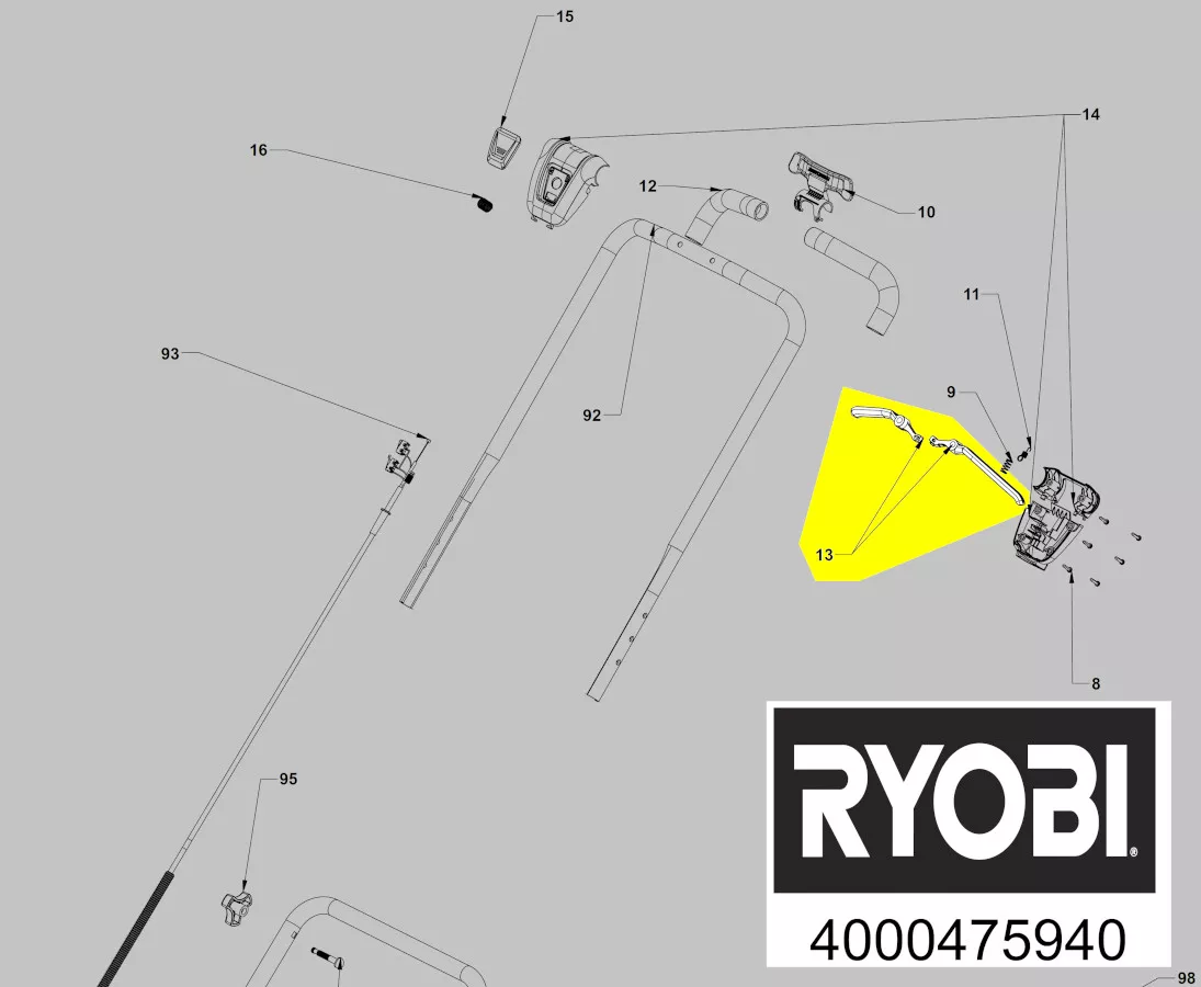 Ryobi Schalter 5131045771