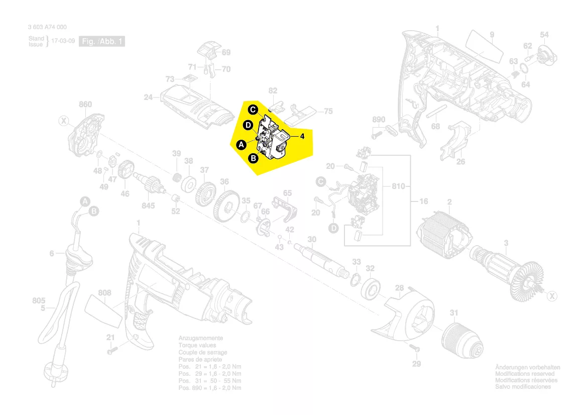 Bosch Schalter 160720037F