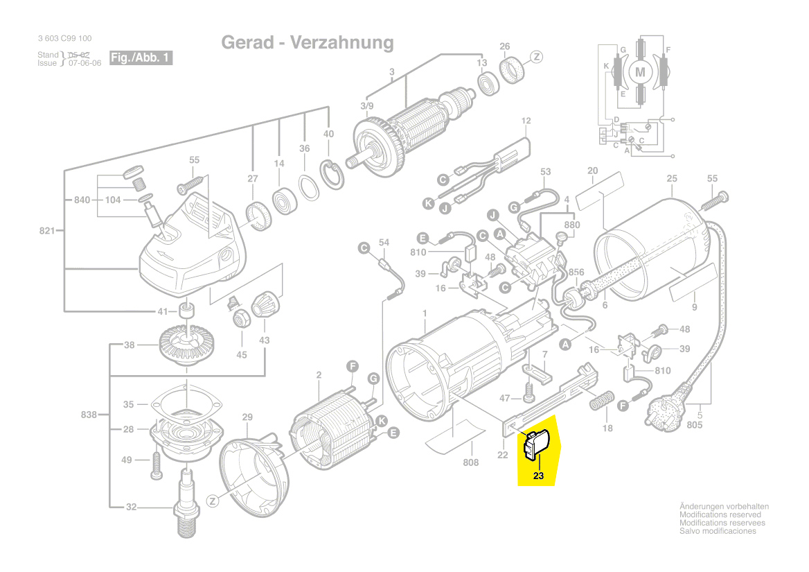 Bosch Schalterknopf 2 609 002 368