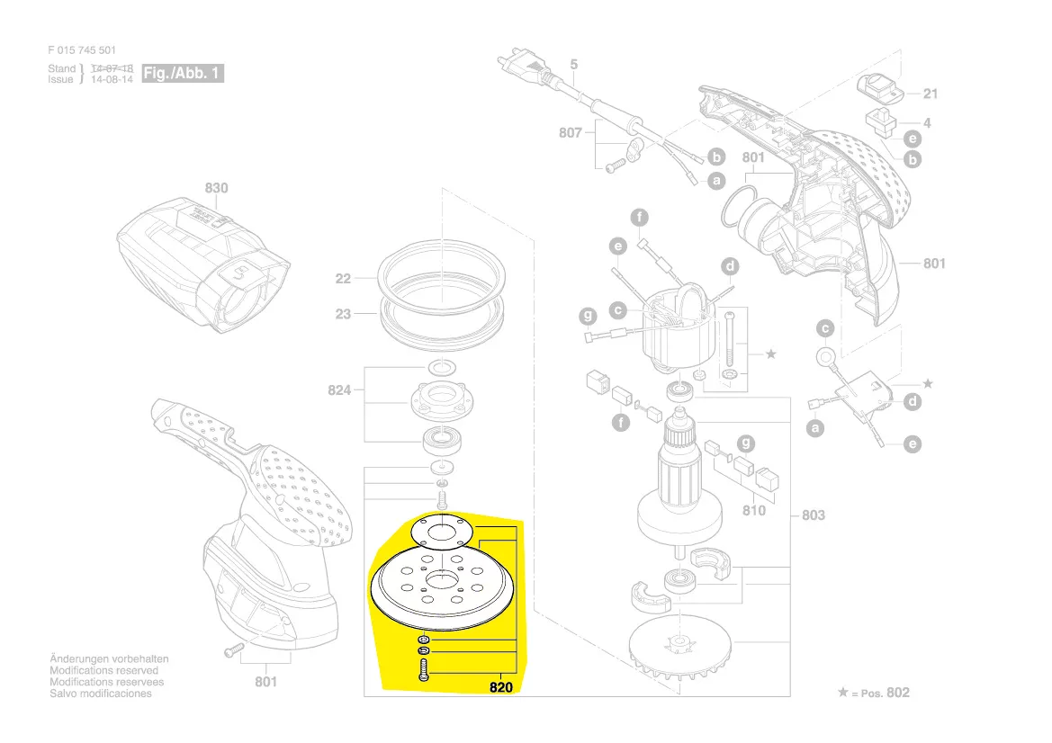 Skil Schleifplatte 2610Z06773 Ø 125 mm