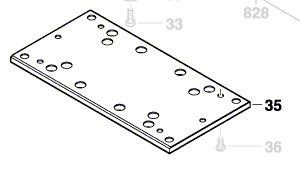 Bosch Schaumstoffplatte 2609100403