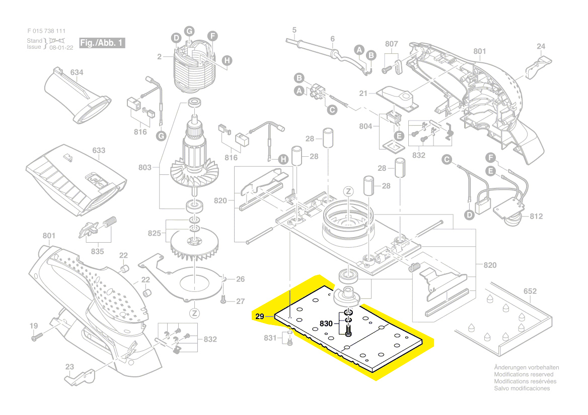 Bosch / Skil Schleifplatte Nr. 2610397558